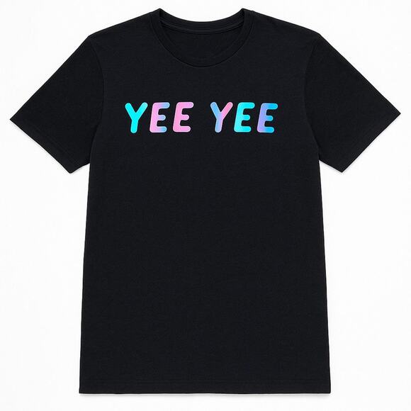 YEE YEE Apparel Charcoal Black Short Sleeve T-Shirt - XL - Picture 1 of 4